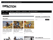 Tablet Screenshot of dirtaction.com.au